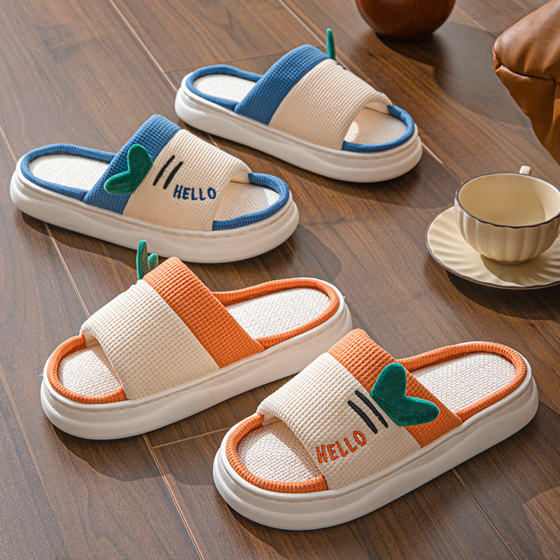 Home Textile - Nuove Pantofole in Lino per Donna,